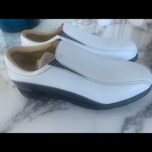 White Nike Golf Shoes